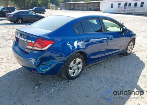 2014 Honda Civic Lx из США, поврежденный, VIN 19XFB2F54EE074345